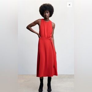 Perfect Valentine red dress mango NEW WITH TAG